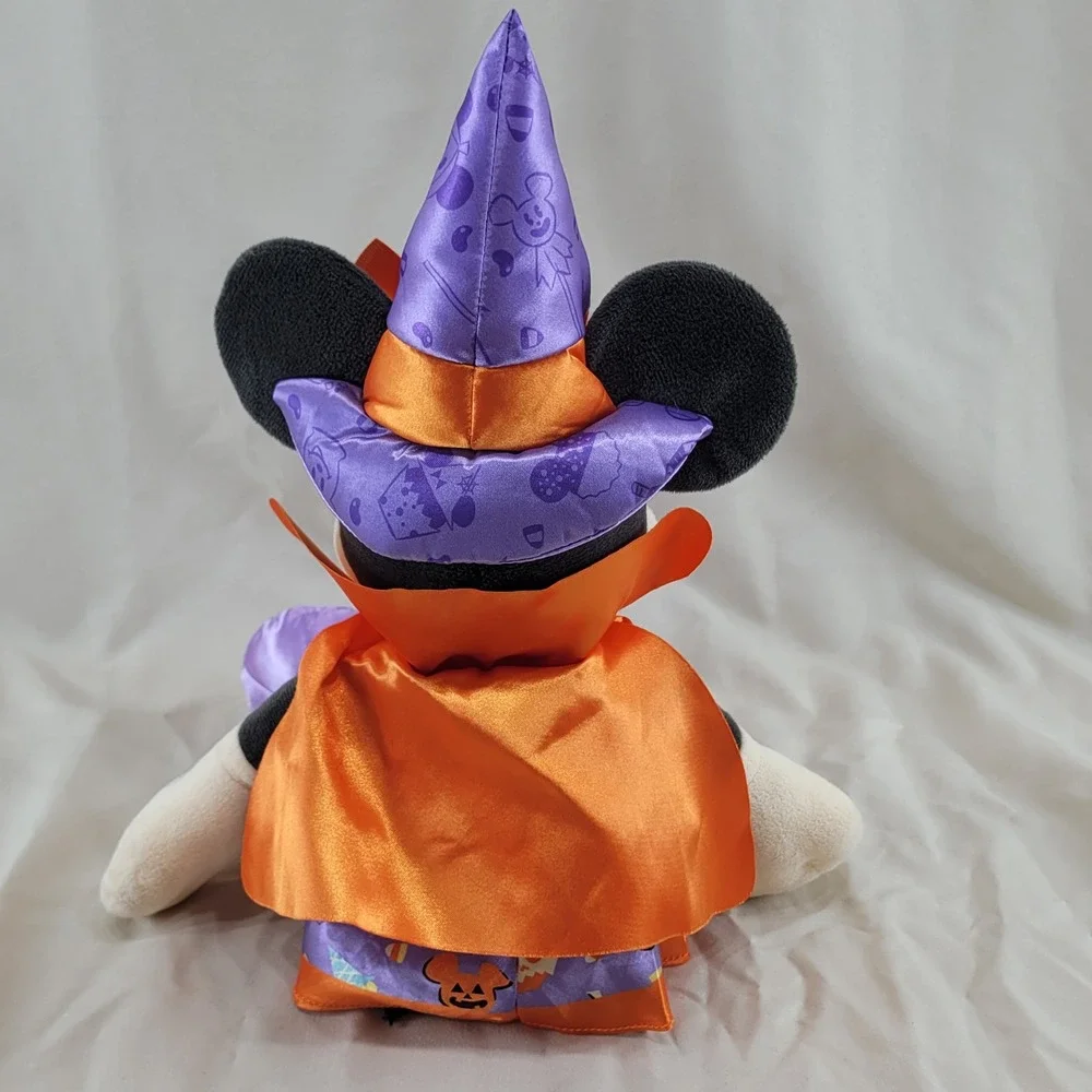 Disney Store Minnie Mouse Plush Purple Halloween Witch Costume 2020 Cape
